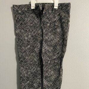 Banana Republic Monochrome Textured Pants